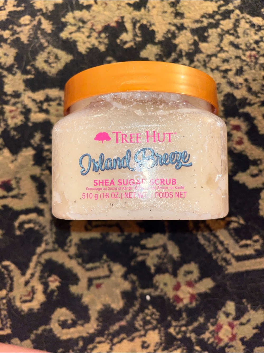 Tree Hut Island Breeze Shea Sugar Scrub - Cream with Orange Lid